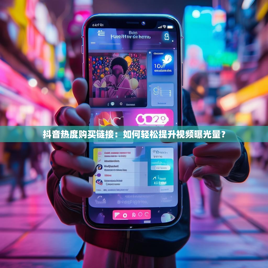 抖音热度购买链接：如何轻松提升视频曝光量？