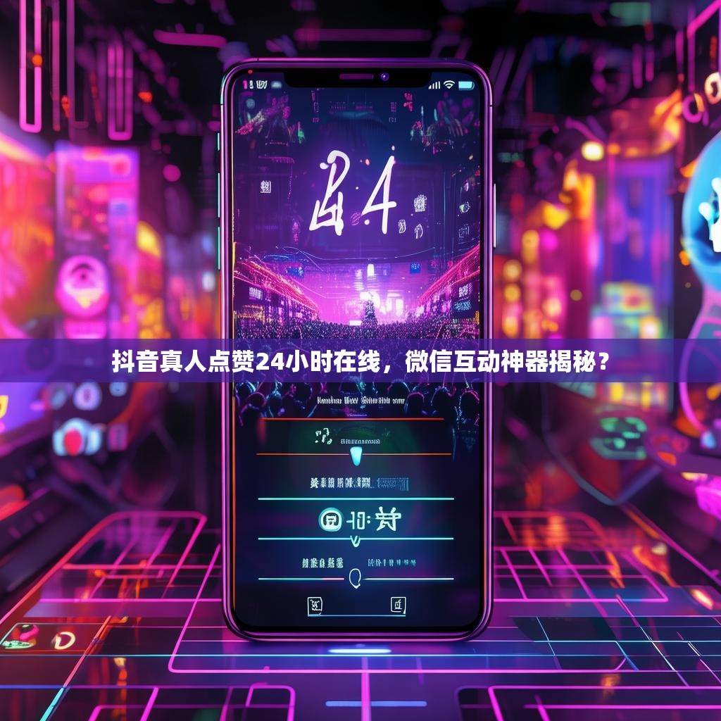 抖音真人点赞24小时在线，微信互动神器揭秘？