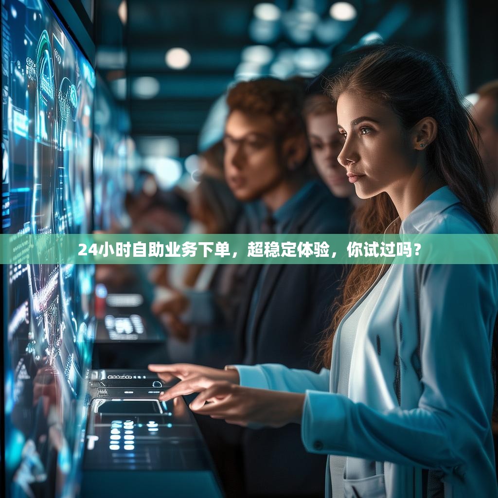 24小时自助业务下单，超稳定体验，你试过吗？