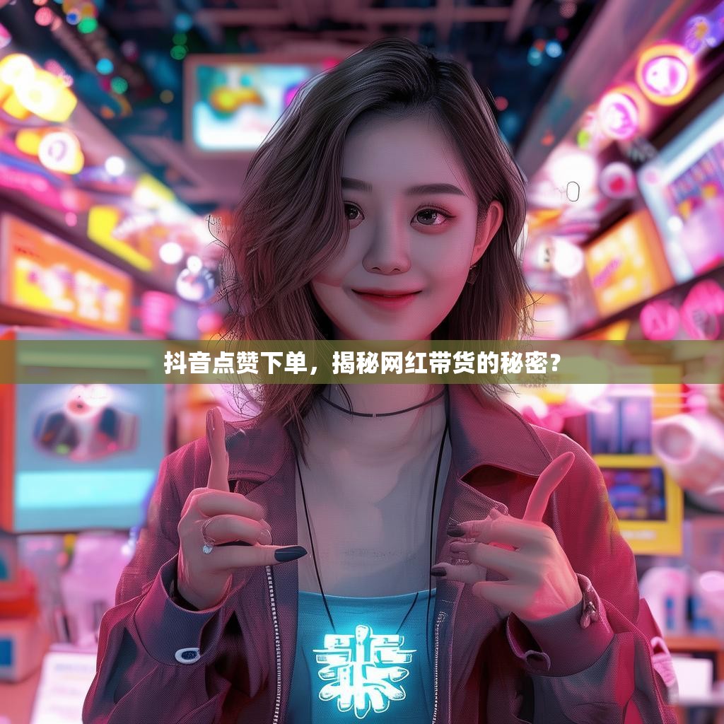 抖音点赞下单，揭秘网红带货的秘密？