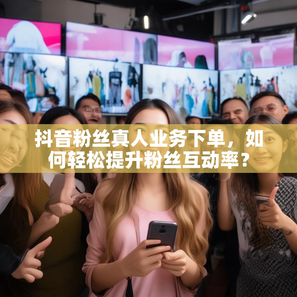 抖音粉丝真人业务下单，如何轻松提升粉丝互动率？