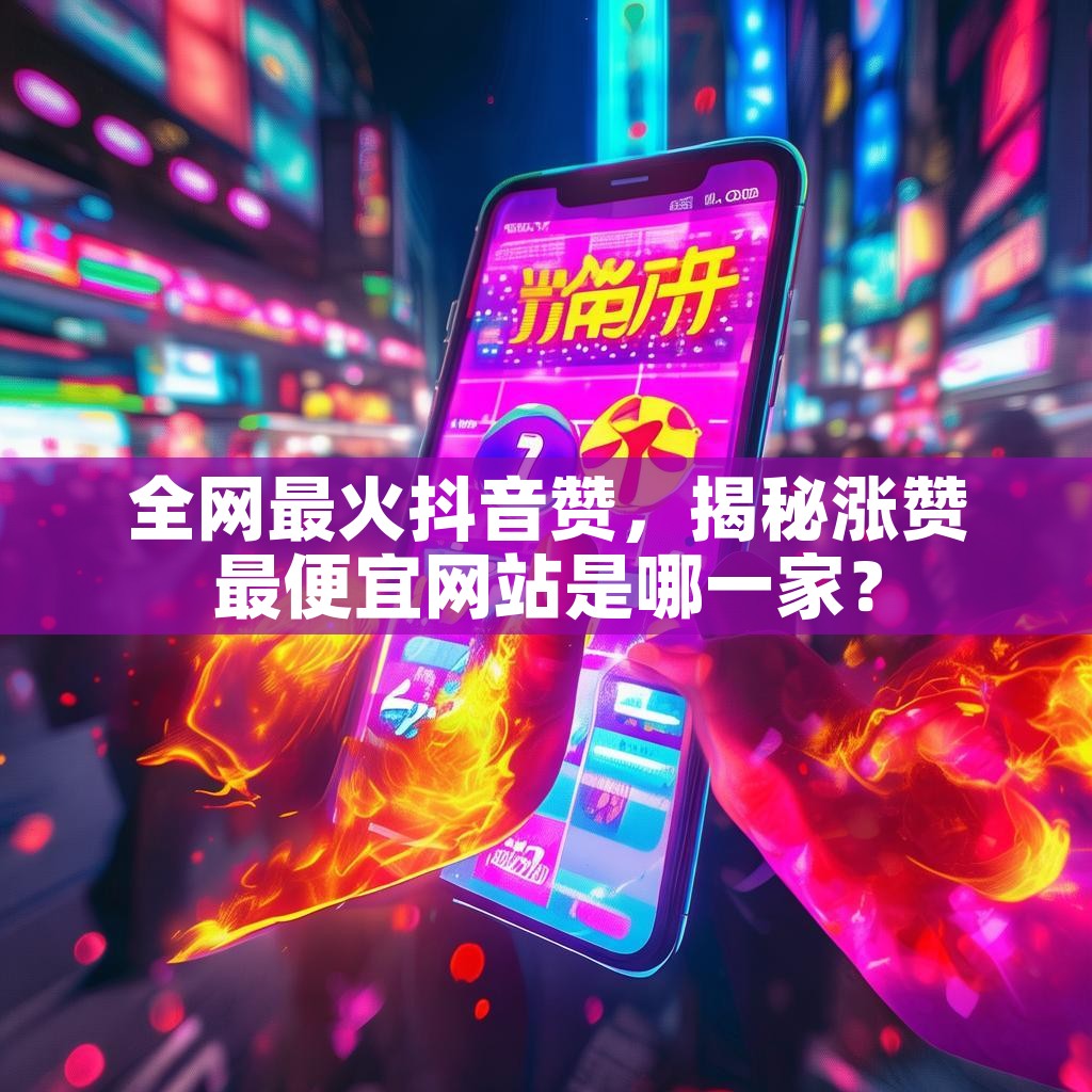 全网最火抖音赞，揭秘涨赞最便宜网站是哪一家？