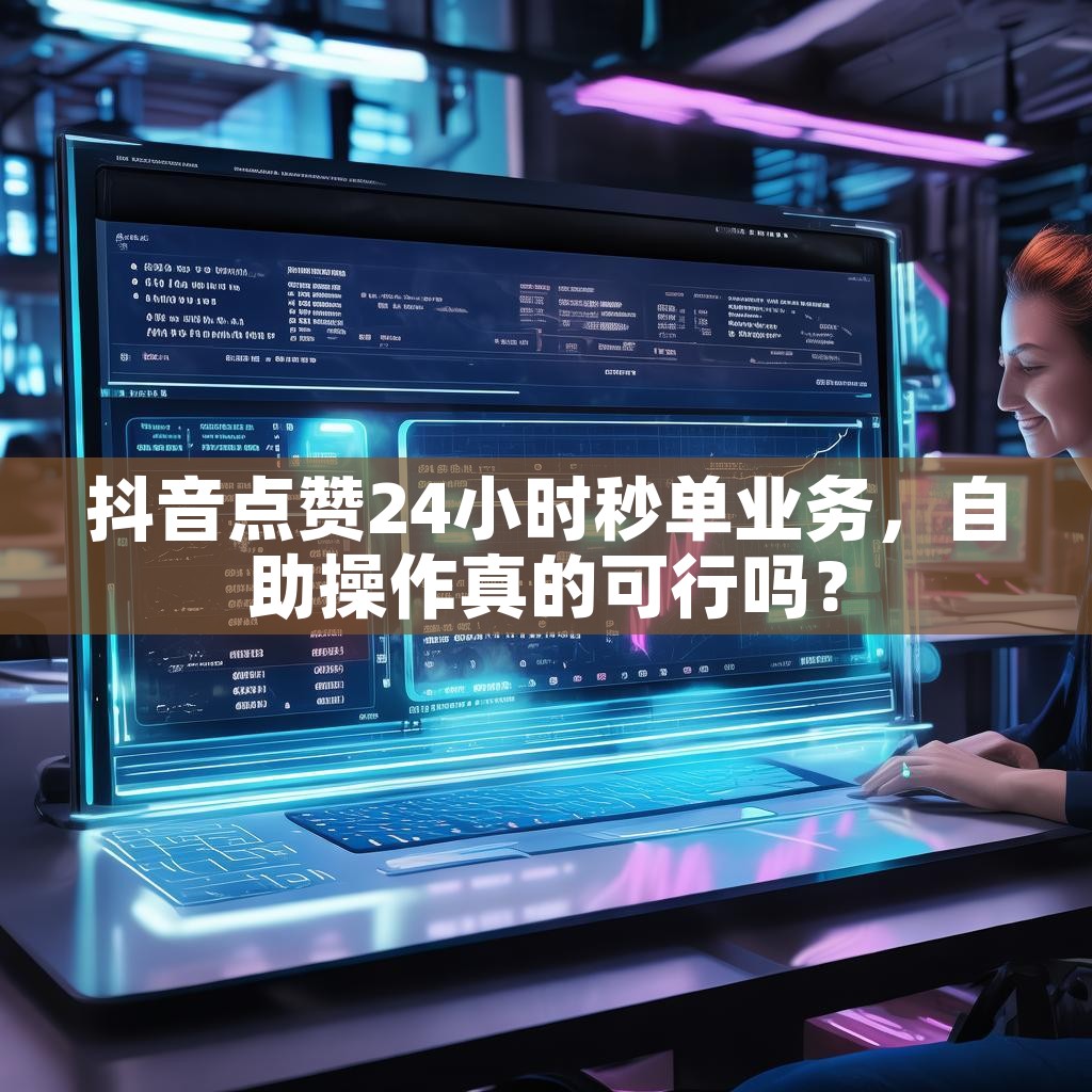 抖音点赞24小时秒单业务，自助操作真的可行吗？