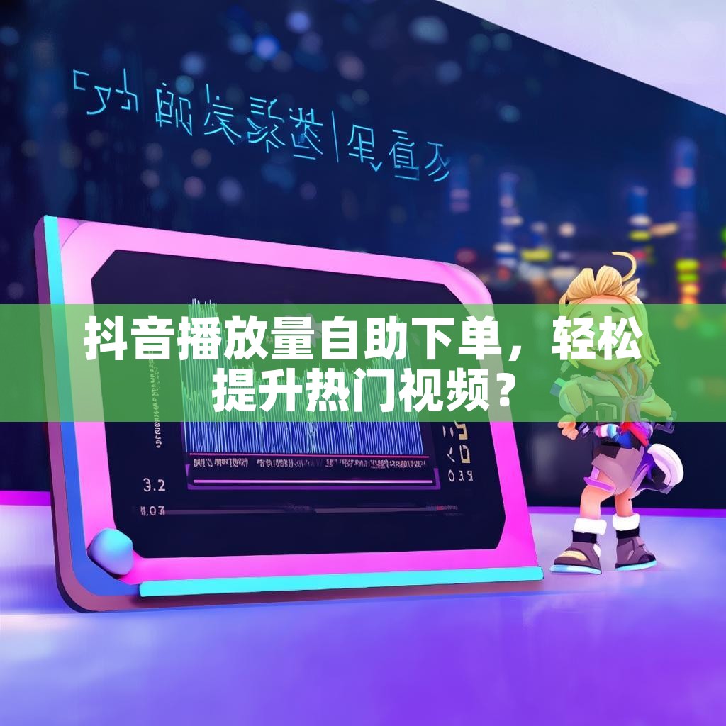 抖音播放量自助下单，轻松提升热门视频？