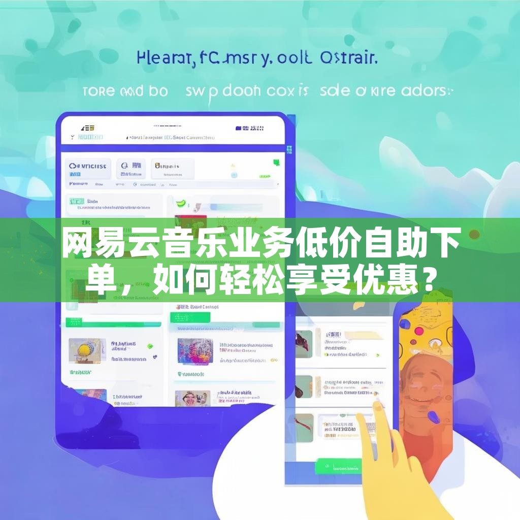网易云音乐业务低价自助下单，如何轻松享受优惠？