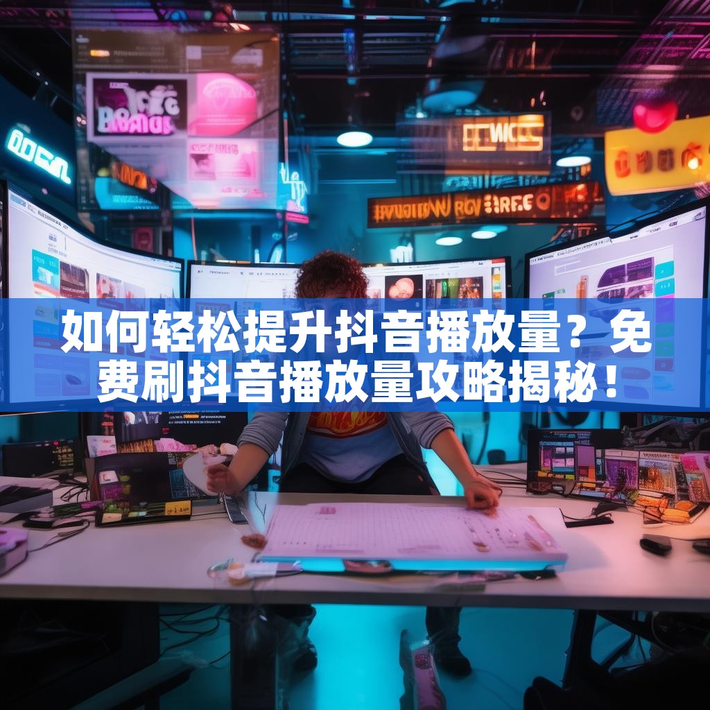 如何轻松提升抖音播放量？免费刷抖音播放量攻略揭秘！
