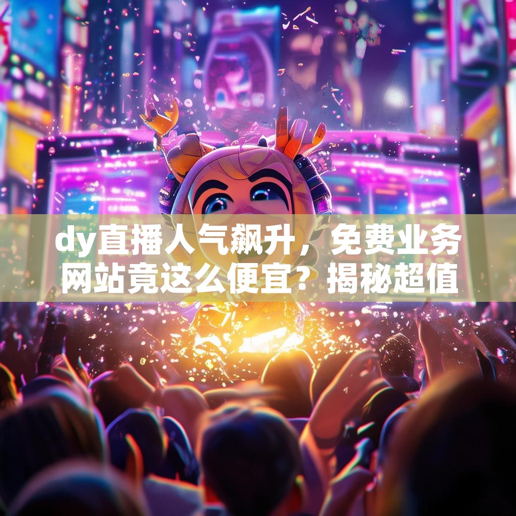 详细阅读:dy直播人气飙升,免费业务网站竟这么便宜?揭秘超值体验! dy直播人气飙升,免费业务网站竟这么便宜?揭秘超值体验!