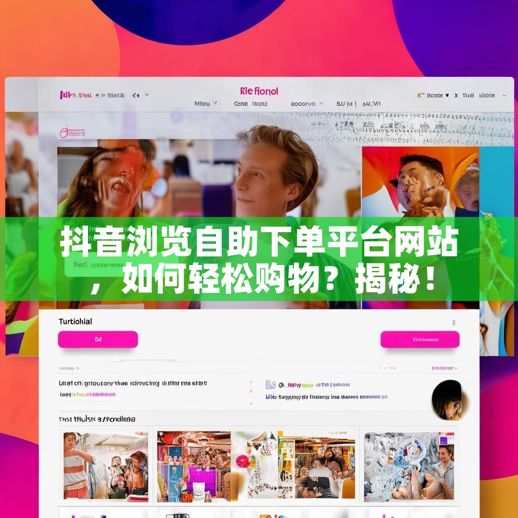 详细阅读:抖音浏览自助下单平台网站,如何轻松购物?揭秘! 抖音浏览自助下单平台网站,如何轻松购物?揭秘!