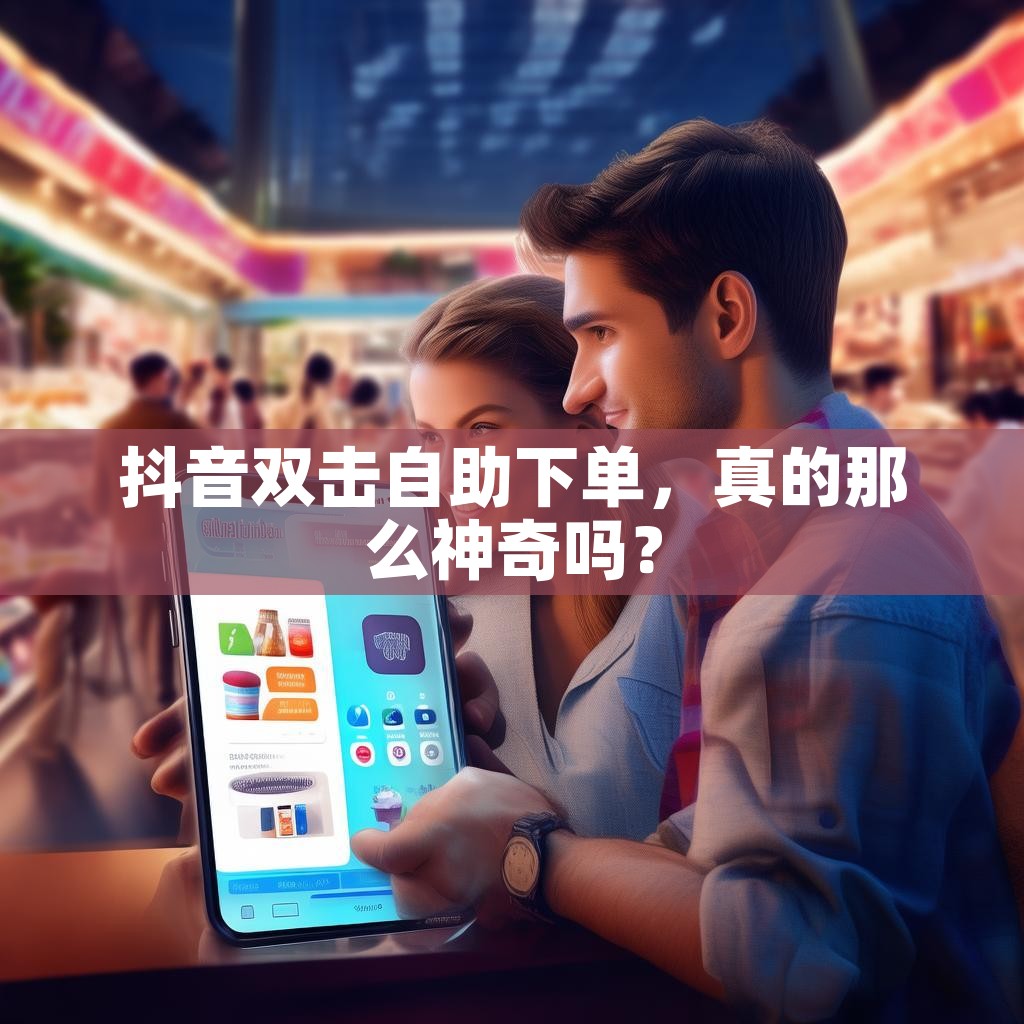 详细阅读:抖音双击自助下单,真的那么神奇吗? 抖音双击自助下单,真的那么神奇吗?