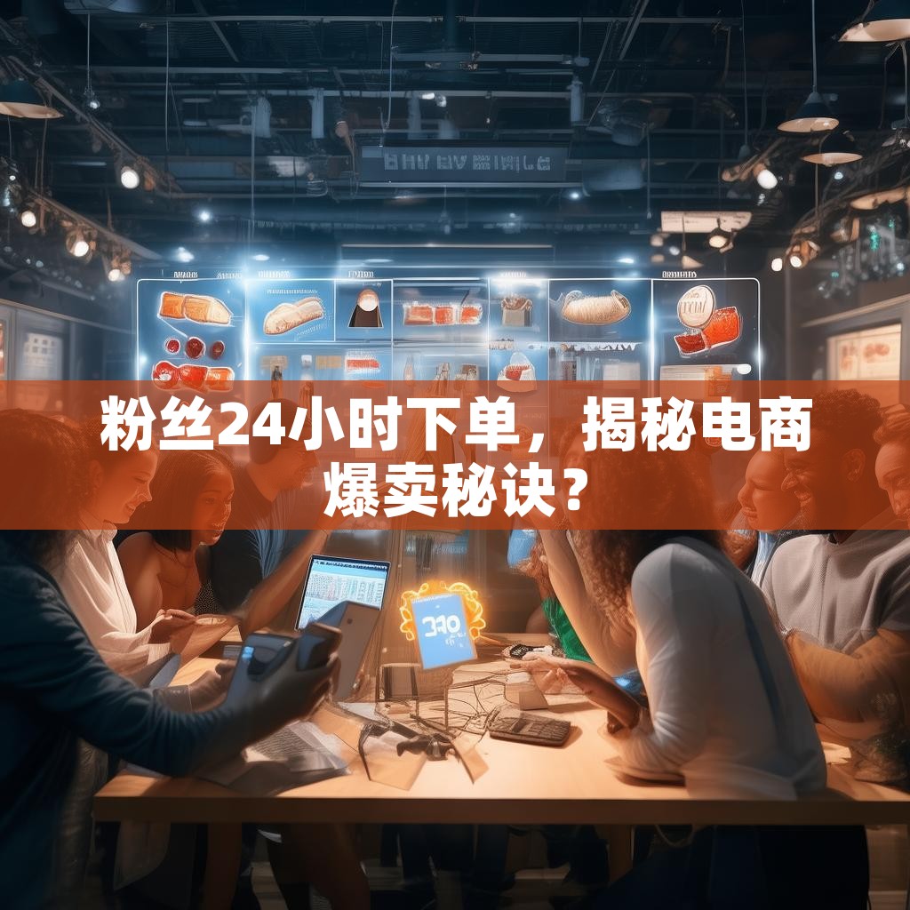 粉丝24小时下单，揭秘电商爆卖秘诀？