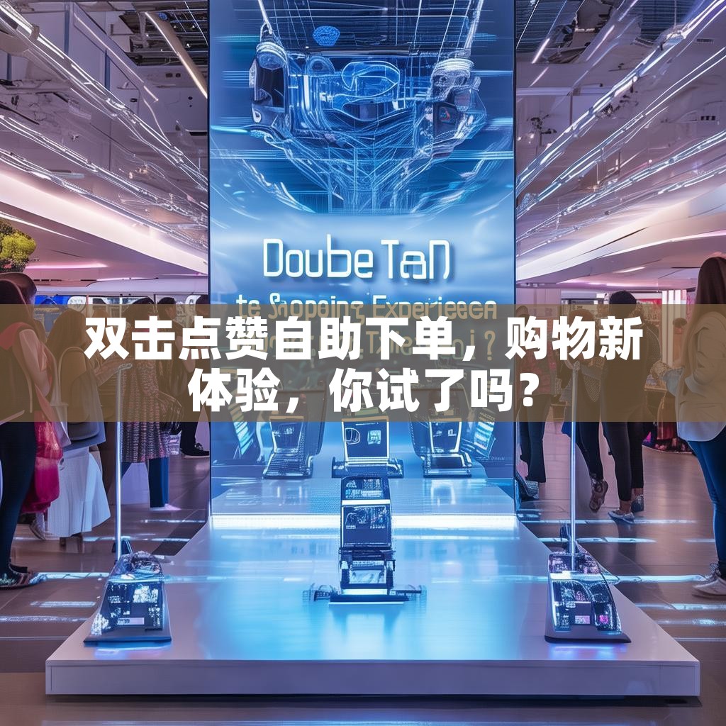 双击点赞自助下单，购物新体验，你试了吗？