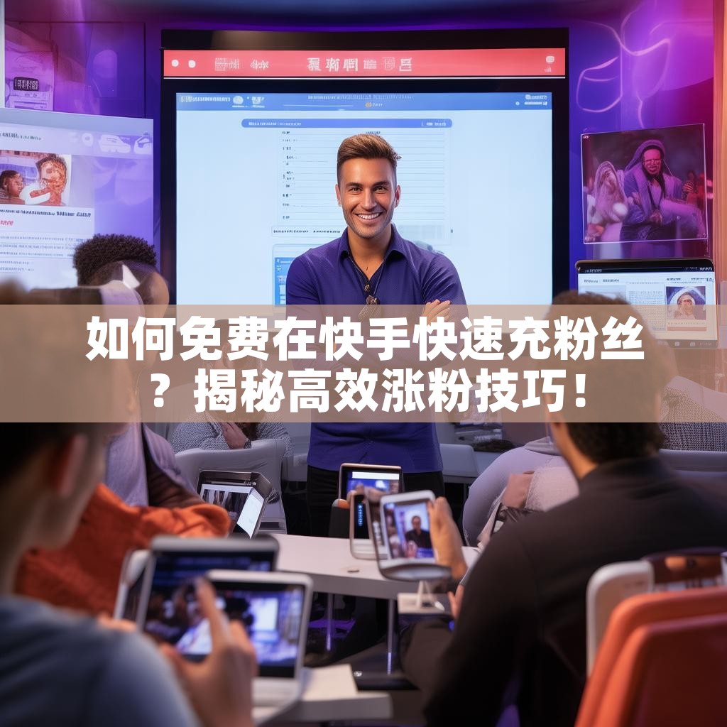 如何免费在快手快速充粉丝？揭秘高效涨粉技巧！
