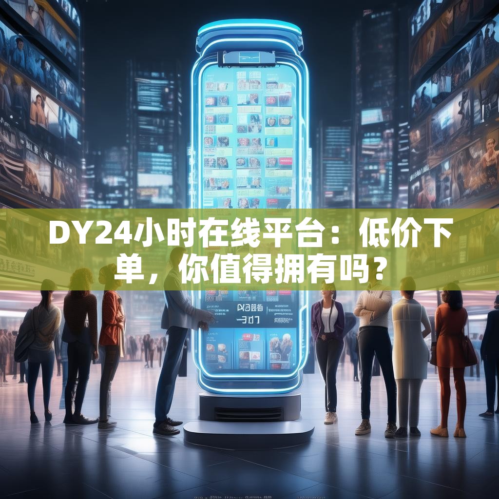 DY24小时在线平台：低价下单，你值得拥有吗？