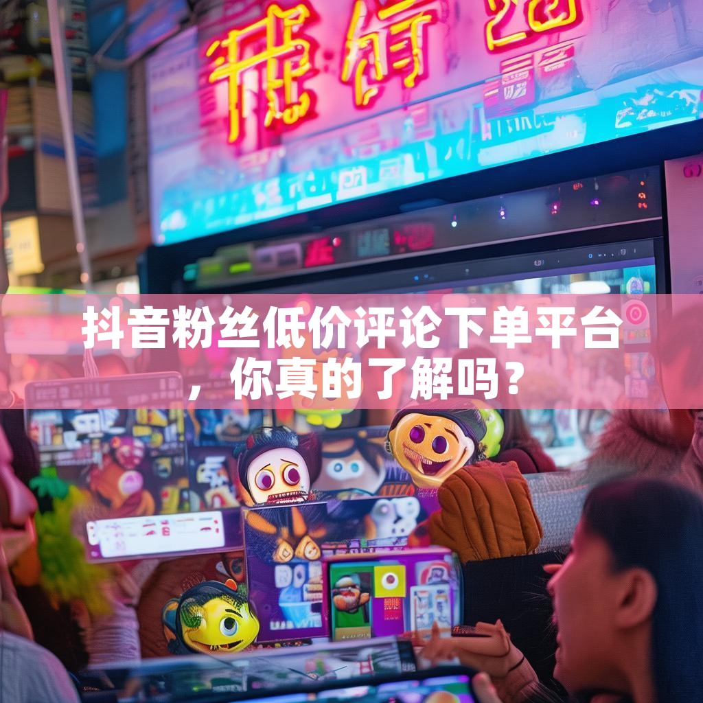 抖音粉丝低价评论下单平台，你真的了解吗？