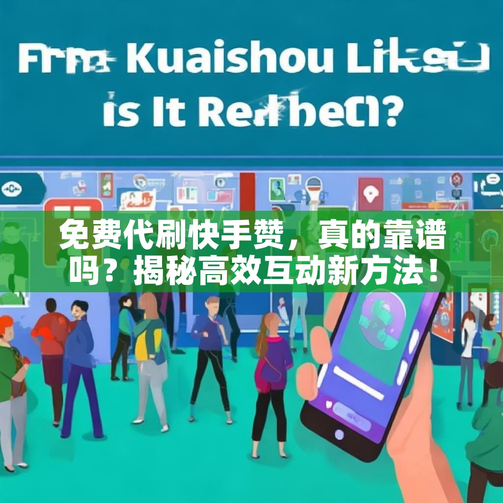 详细阅读:免费代刷快手赞,真的靠谱吗?揭秘高效互动新方法! 免费代刷快手赞,真的靠谱吗?揭秘高效互动新方法!