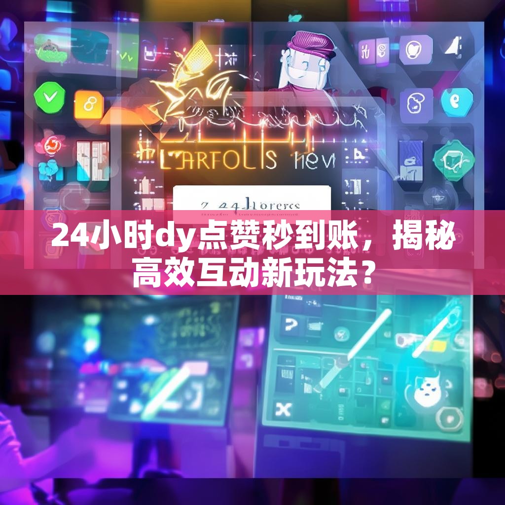 24小时dy点赞秒到账，揭秘高效互动新玩法？