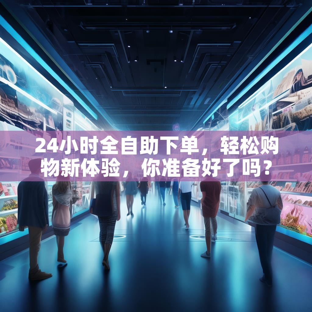 24小时全自助下单，轻松购物新体验，你准备好了吗？