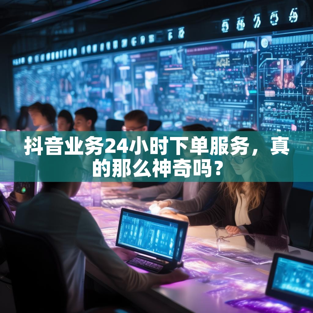 抖音业务24小时下单服务，真的那么神奇吗？