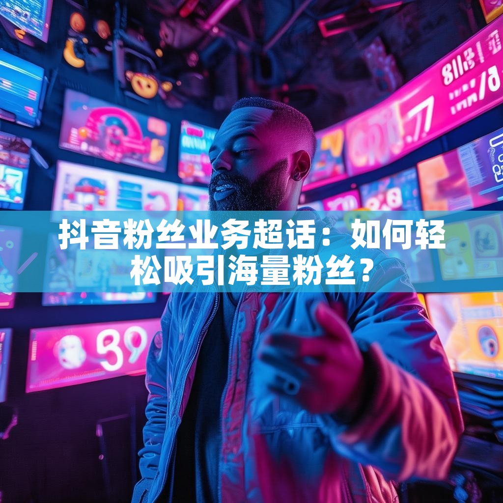 抖音粉丝业务超话：如何轻松吸引海量粉丝？