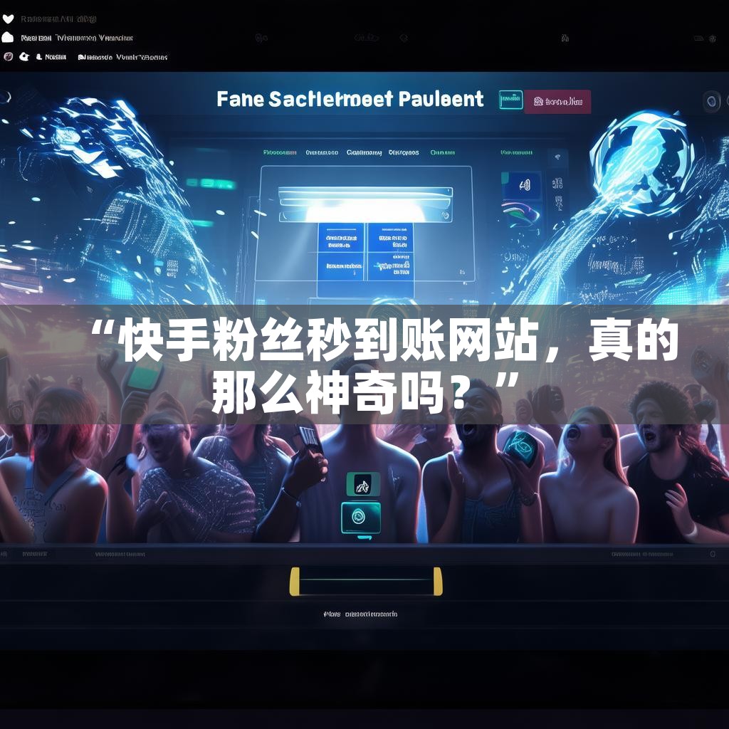 “快手粉丝秒到账网站，真的那么神奇吗？”