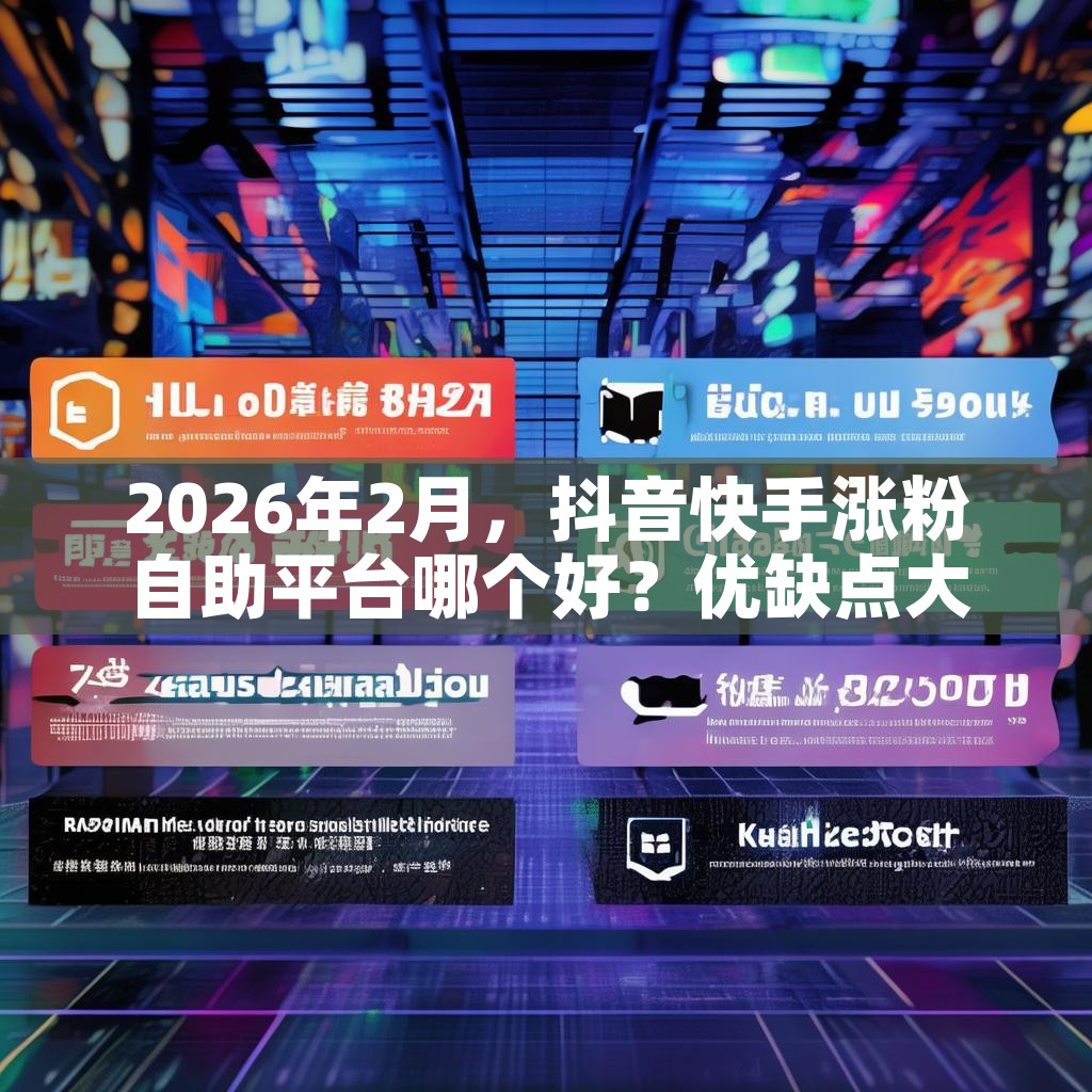 2026年2月，抖音快手涨粉自助平台哪个好？优缺点大评价