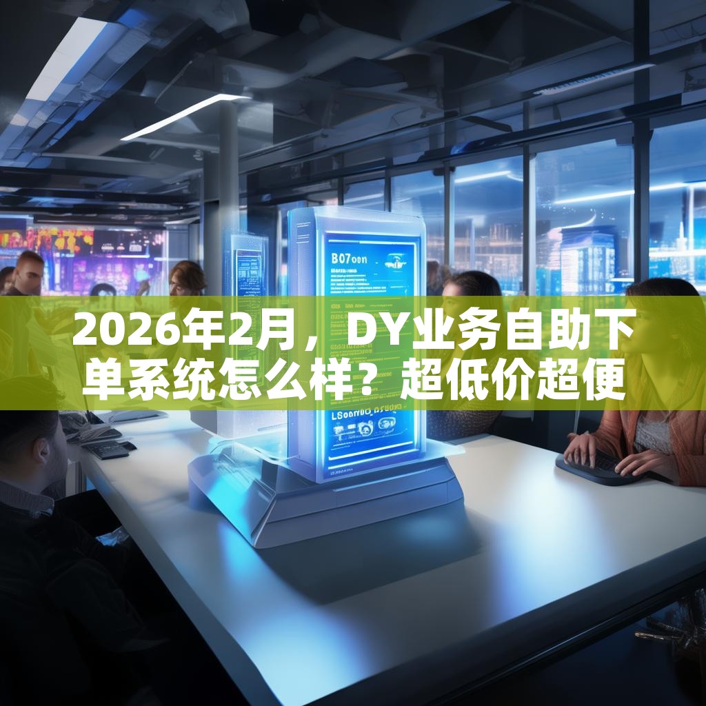 2026年2月，DY业务自助下单系统怎么样？超低价超便捷