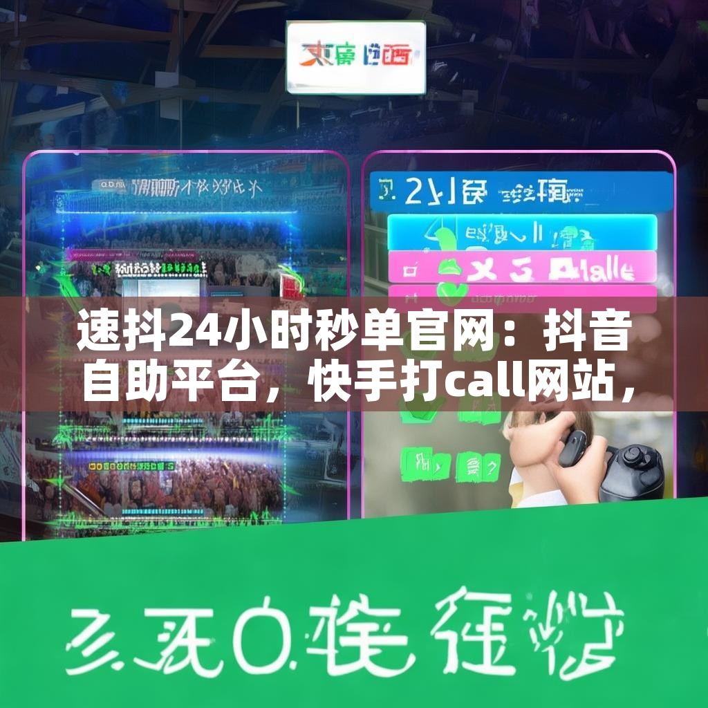 速抖24小时秒单官网：抖音自助平台，快手打call网站，真人低价下单，真的靠谱吗？