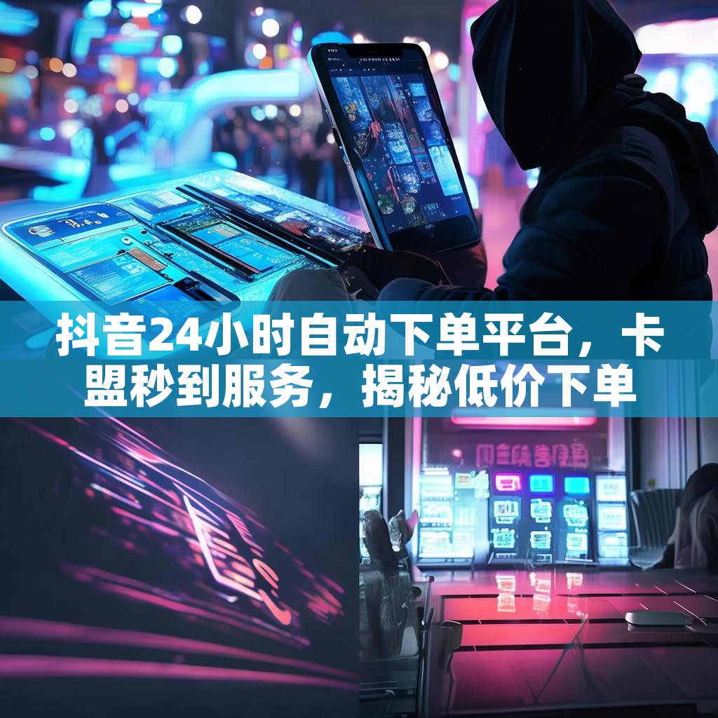 抖音24小时自动下单平台，卡盟秒到服务，揭秘低价下单秘诀？