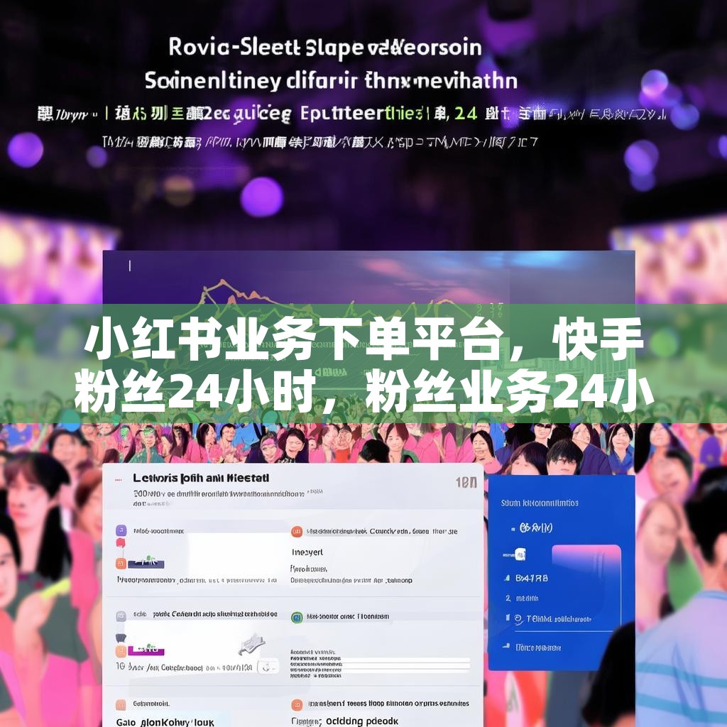 小红书业务下单平台，快手粉丝24小时，粉丝业务24小时免费？揭秘高效运营秘诀！