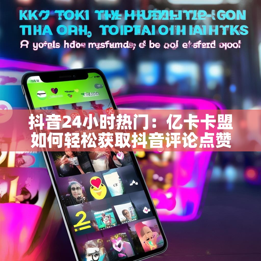 抖音24小时热门：亿卡卡盟如何轻松获取抖音评论点赞？