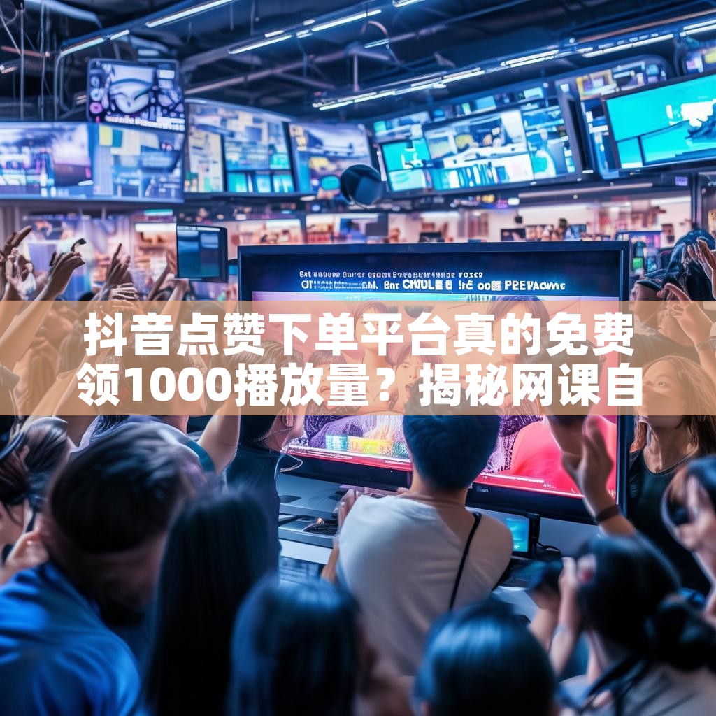 抖音点赞下单平台真的免费领1000播放量？揭秘网课自助平台的秘密！