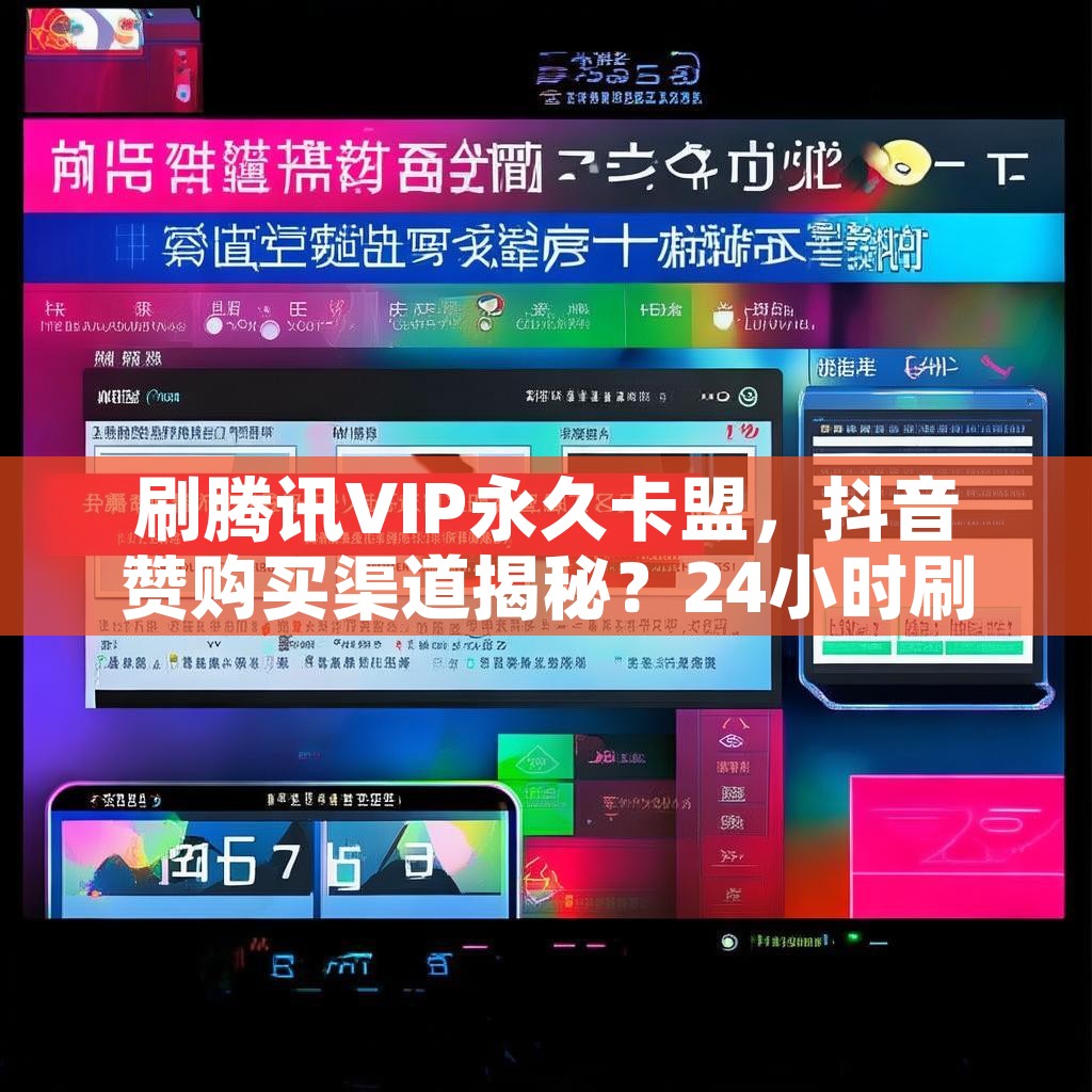刷腾讯VIP永久卡盟，抖音赞购买渠道揭秘？24小时刷粉自助下单，真的靠谱吗？