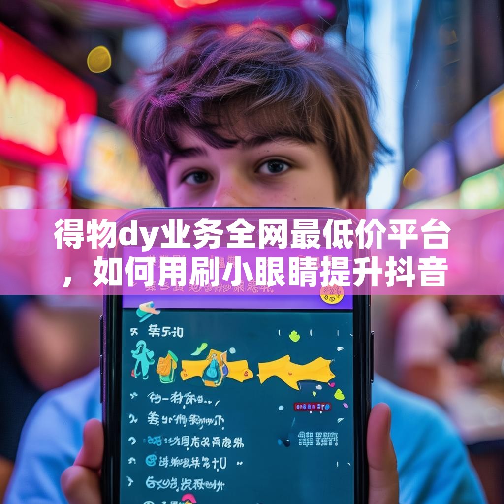得物dy业务全网最低价平台，如何用刷小眼睛提升抖音粉丝？揭秘！