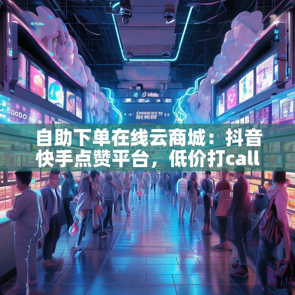 自助下单在线云商城：抖音快手点赞平台，低价打call网站哪家强？