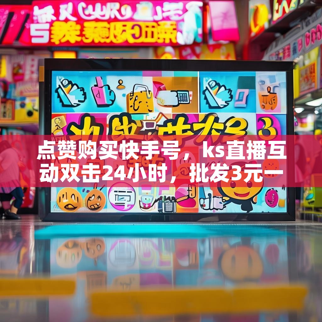 点赞购买快手号，ks直播互动双击24小时，批发3元一个，真的划算吗？