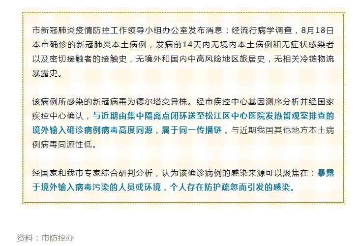 详细阅读:上海有德尔塔病毒吗?最新确诊病例情况 上海有德尔塔病毒吗?最新确诊病例情况