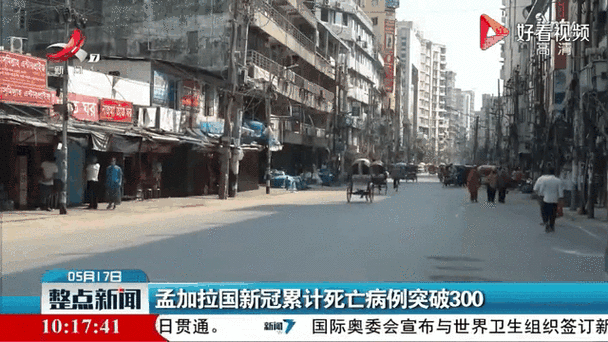 5月25日孟加拉国新冠新增情况及科威特、日韩疫情动态